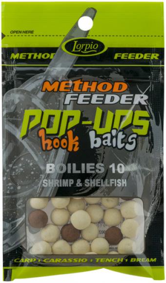 PRZYNĘTA LORPIO HOOKK BAITS POP-UPS BOILIES 10 SHRIMP&SHELLFISH 15G