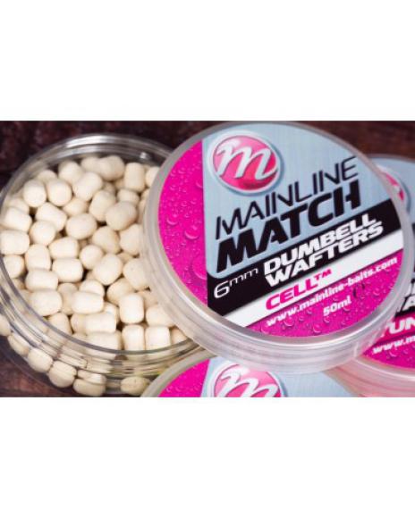 MATCH DUMBELL WAFTERS 6MM - WHITE - CELLTM MM3110