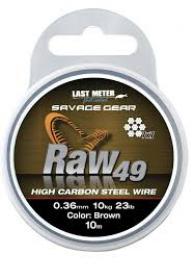 RAW49 SG UNCOATED LINE 0.36 10KG BROWN